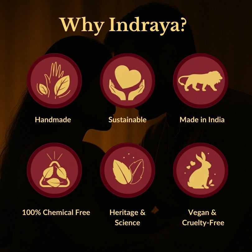 Indraya Sensory Reset Collection | Candles, Ritual Dice & Eye Mask Indraya