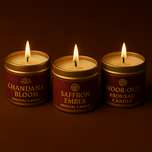 Prem Jyoti Massage Candle Trio Indraya