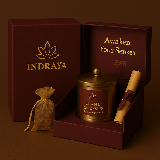 Chandana Bloom – Sensual Massage Candle with Sandalwood & Rose