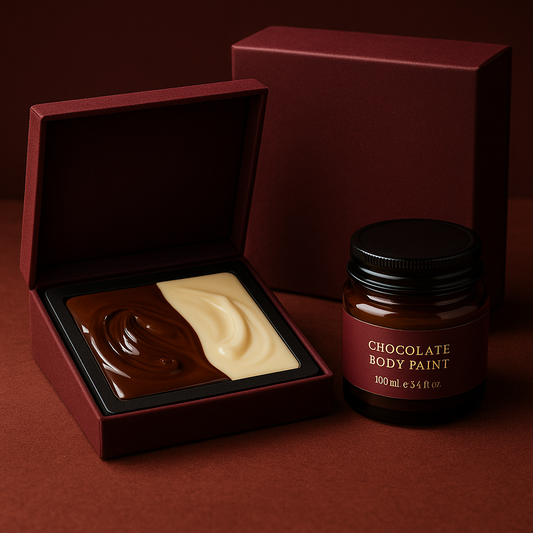 Playful Edible Body Paint – Foreplay Chocolate with Gulkand & Vanilla