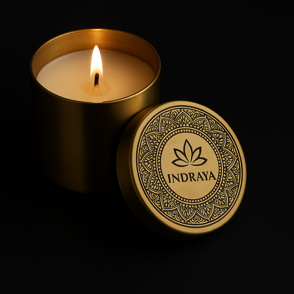 Chandana Bloom – Sensual Massage Candle with Sandalwood & Rose
