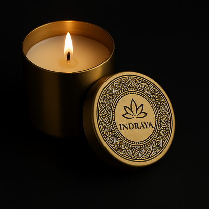 Chandana Bloom – Sensual Massage Candle with Sandalwood & Rose