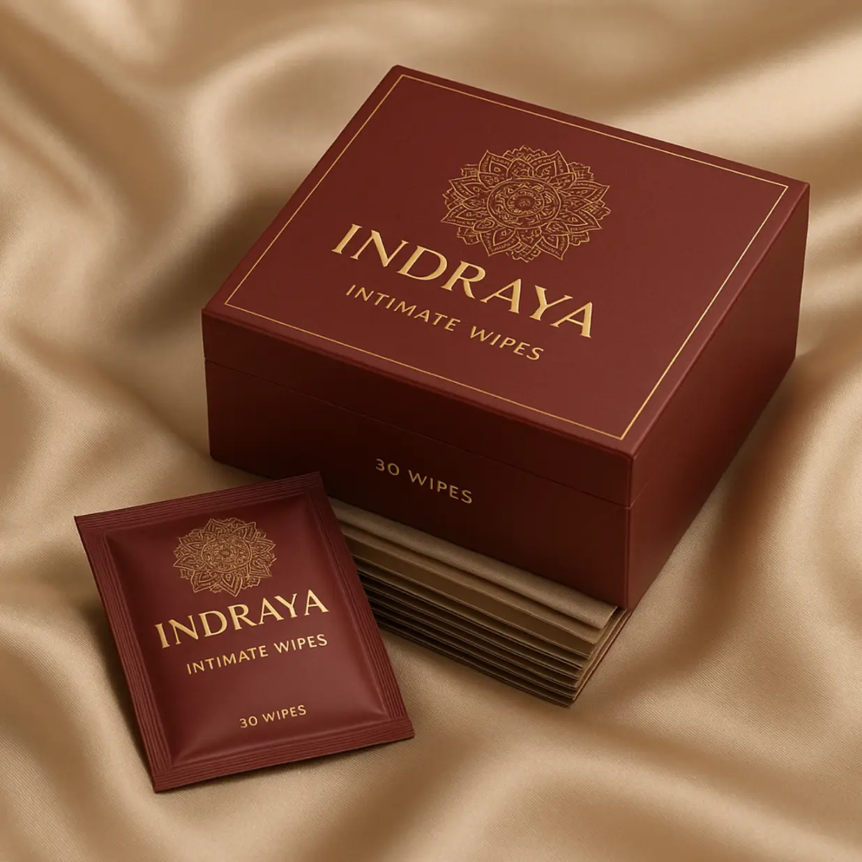 Indraya Wet Intimate Wipes | Eco-Biodegradable Bamboo for Men & Women Intimate Care Indraya